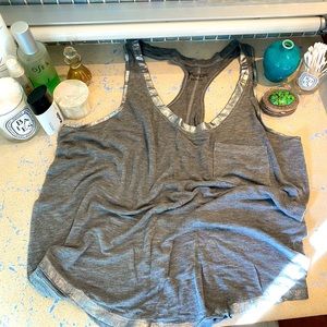 Zadig & Voltaire Samuel Foil Tank Top Grey